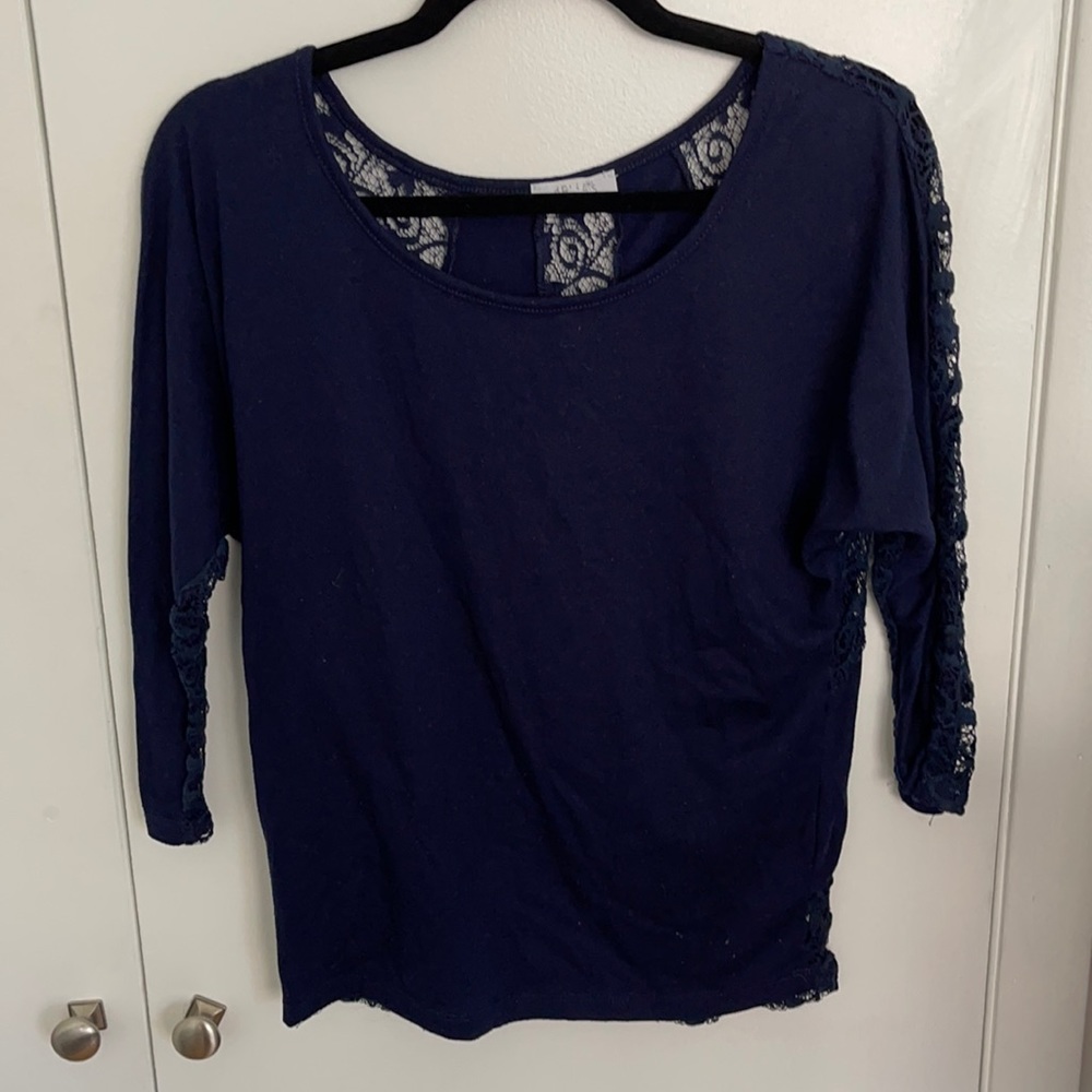 Lace Back Blouse